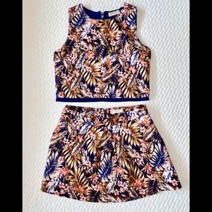 Sophie Rue Floral Crop Top & Skirt Set